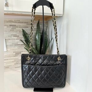 Chanel vintage matelasse tote